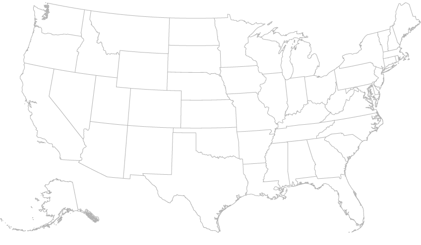 United States map